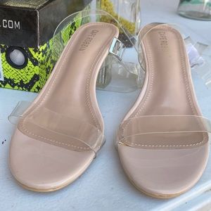 Cape Robbin lucite heels